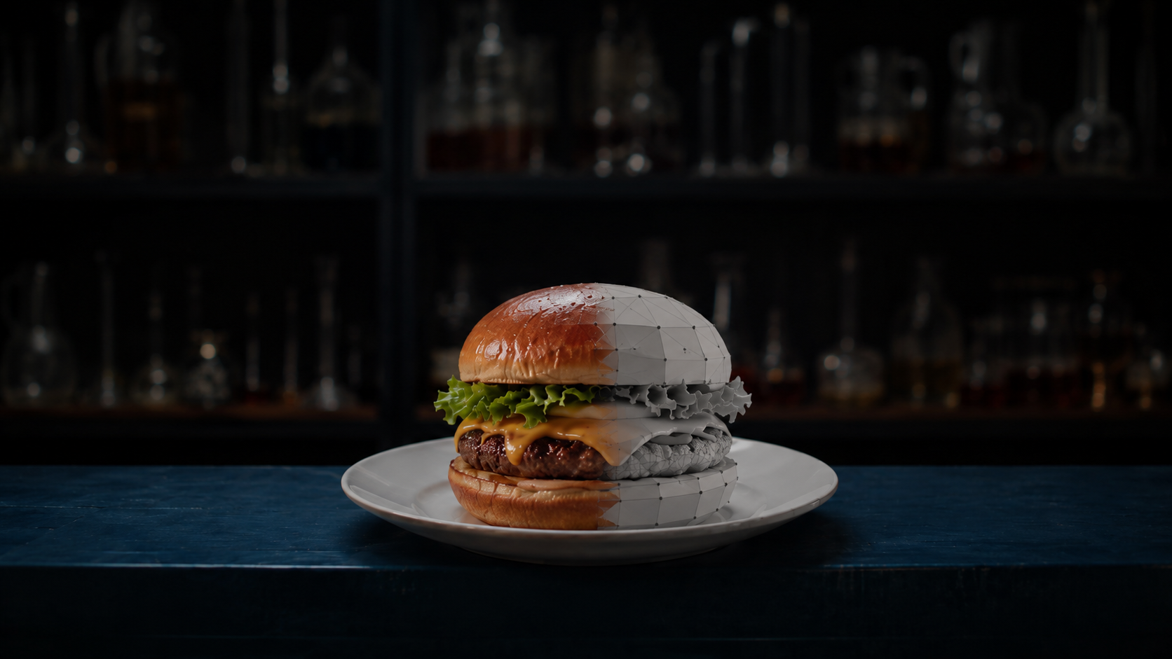 3D Polygon Food Restoration — GlucoUs Core Tech